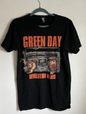 🧡3/15 Green Day Revolution Radio Album T-Shirt Men's S